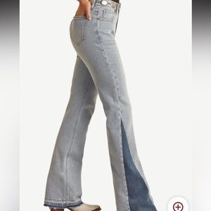 Rock and roll denim women’s jeans 26x38 
SIDE INSERT FLARE HIGH RISE JEANS